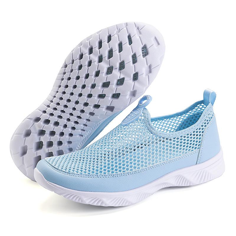 Summer Creek Shoes Women's Sneakers Men's and Women's Couples' Single-net Shoes, Lightweight and Breathable Wading Shoes, Beach Shoes