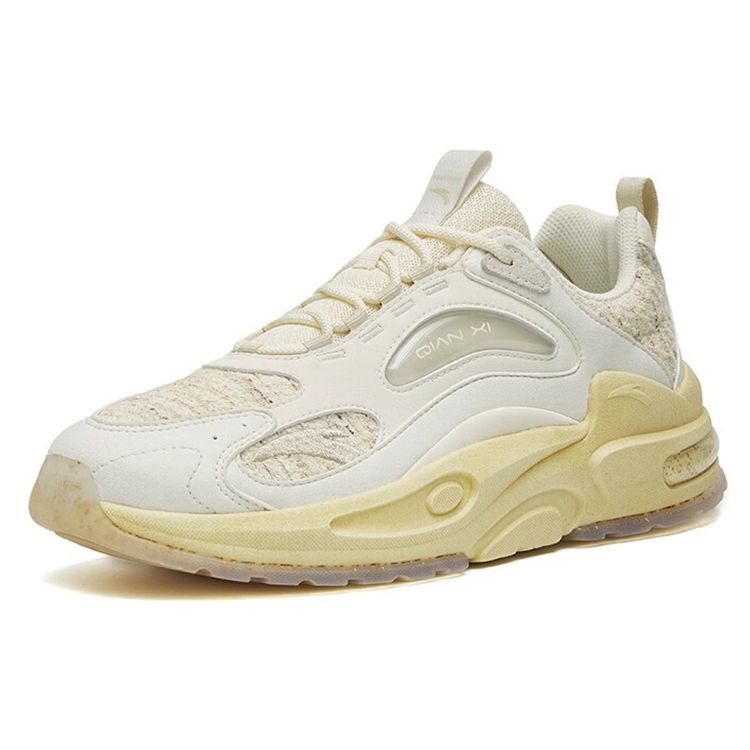 Anta Millennium 5.0 Lightweight Durable Low-Top Sports Casual Shoes Men Sneakers White Yellow 112248890-7