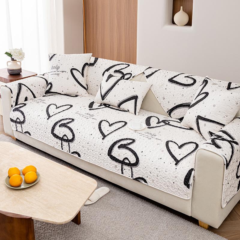 Einfachheit Universal Alle Jahreszeiten Sofa Handtuch Baumwollstoff Kunst Jacquard Sofa Kissen Dekorieren Möbel Sofaüberwurf Rückenlehnenbezug