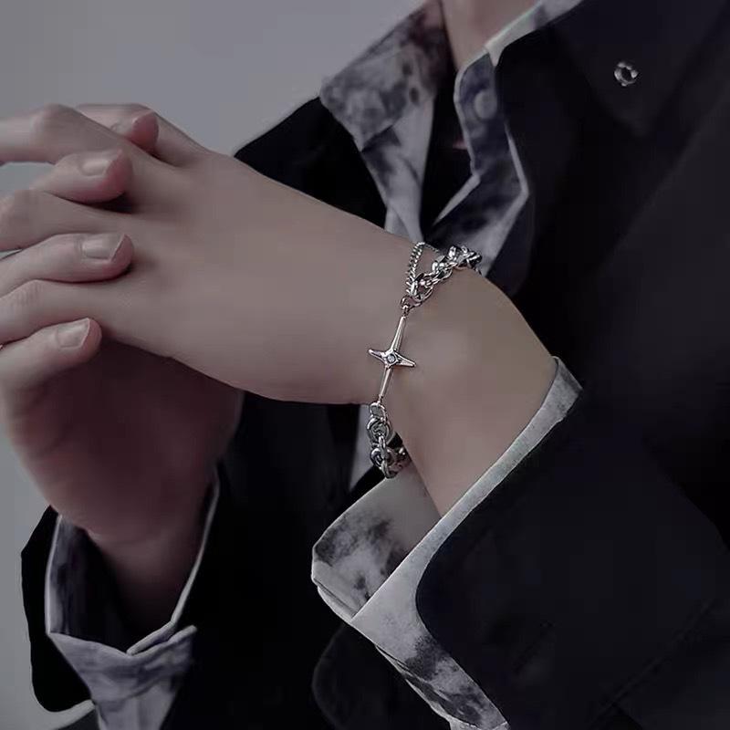 

Xingmang модный браслет мужской тренд ретро нишевый дизайн мужские украшения девушки холодный стиль хип-хоп украшения