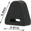 45679 Tailgate Latch Rubber Stop Bumper Fits for Chevy Chevrolet GMC | 16633065 Fits for 1999-2007 Silverado 1500 2500 3500 1999-2019 Sierra
