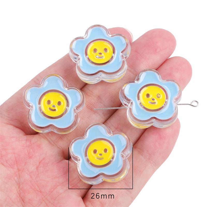 Kirschblüten Bär Acrylperlen DIY Handyketten-Set