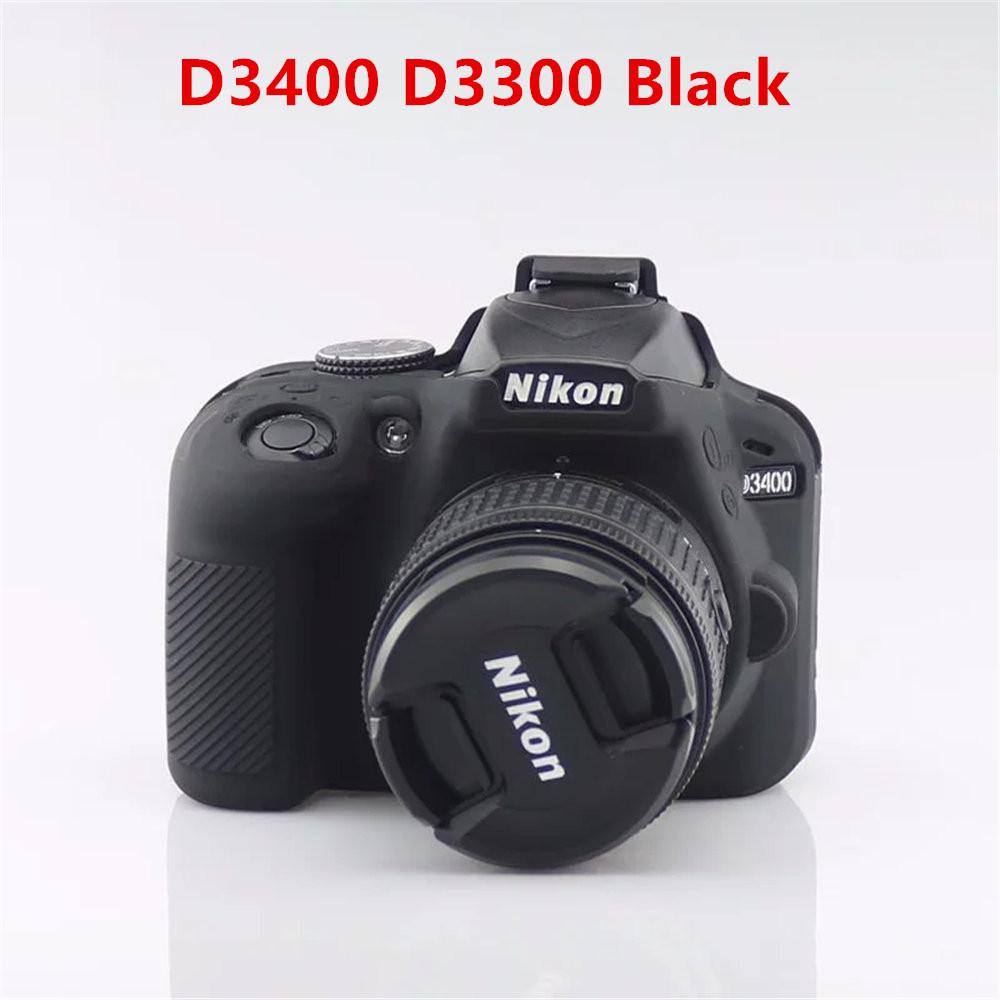 Soft Silicone Armor Camera Bag Case For Nikon D750 D780 D810 D850 D3200 D3300 D3400 D3500 D5100 D5200 DSLR Cover Body Skin
