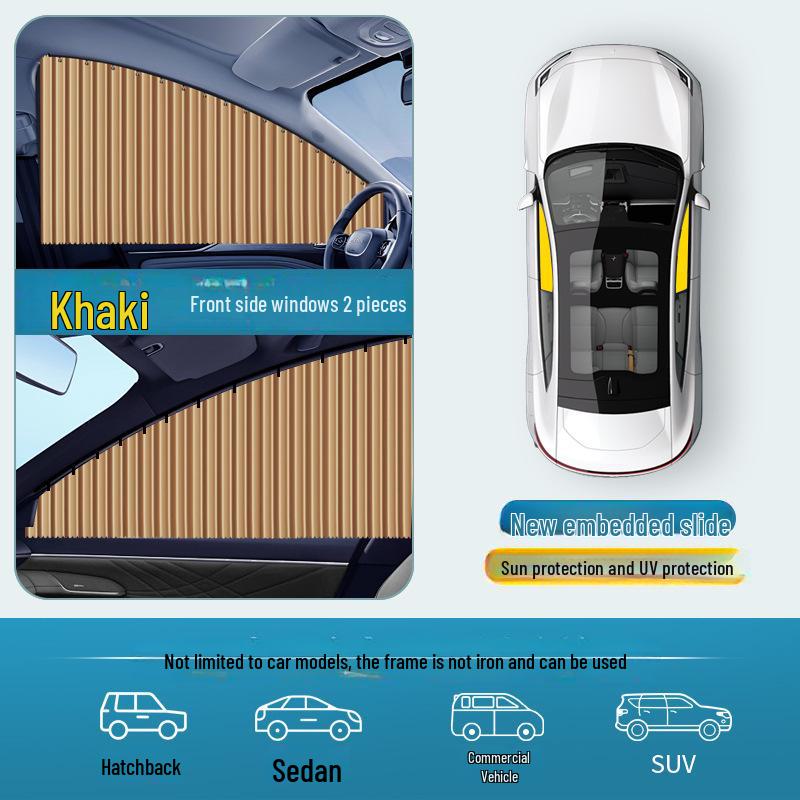 

Теплоизоляционный экран для солнцезащитного козырька для рельсового вагона - солнцезащитная штора