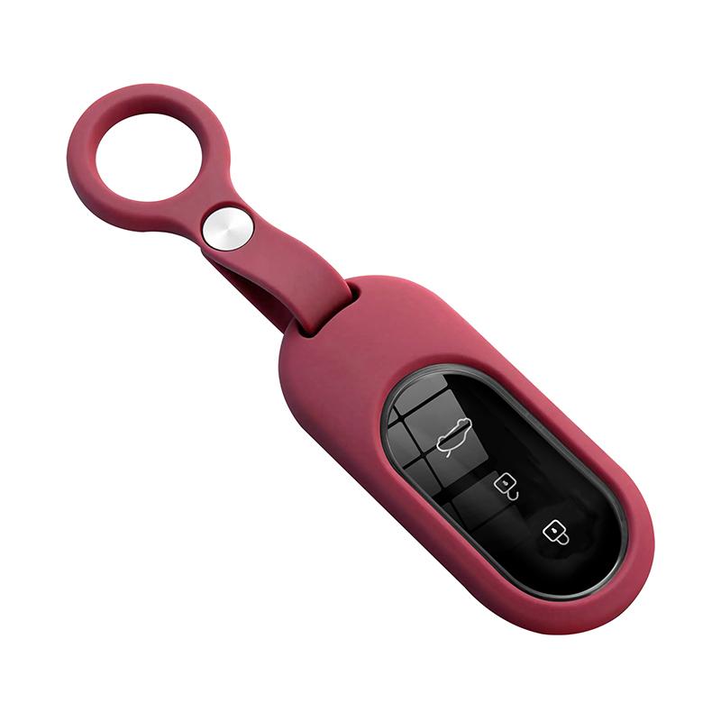 Silky Soft Silicone Key Case Holder For Seres Aito M7 Ultra M5 Fob M9 Keychain Accessories