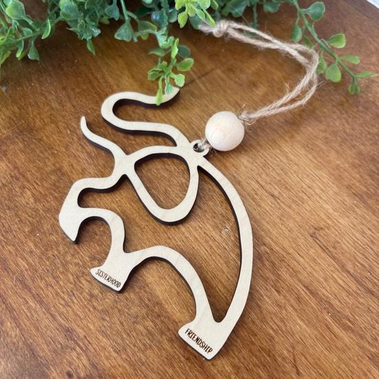 Freundschaft Elefantenanhänger Schwesternschaft Elefant Holzornament Schwesternschaft Freundschaft Elefantenanhänger mit Geschichte