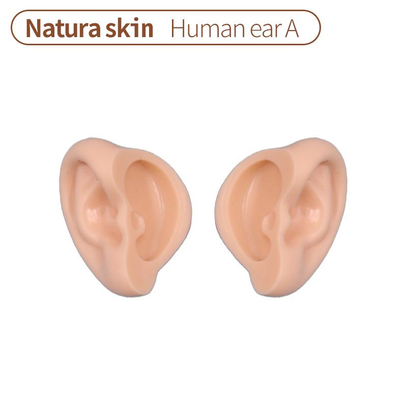 DBS Blyth Puppe Ohr Menschliche Ohren, Elfenohren Mit Ton befestigt, kein Schneiden erforderlich Weiße Haut, Bräunliche Haut, Dunkle Haut, Natürliche Haut