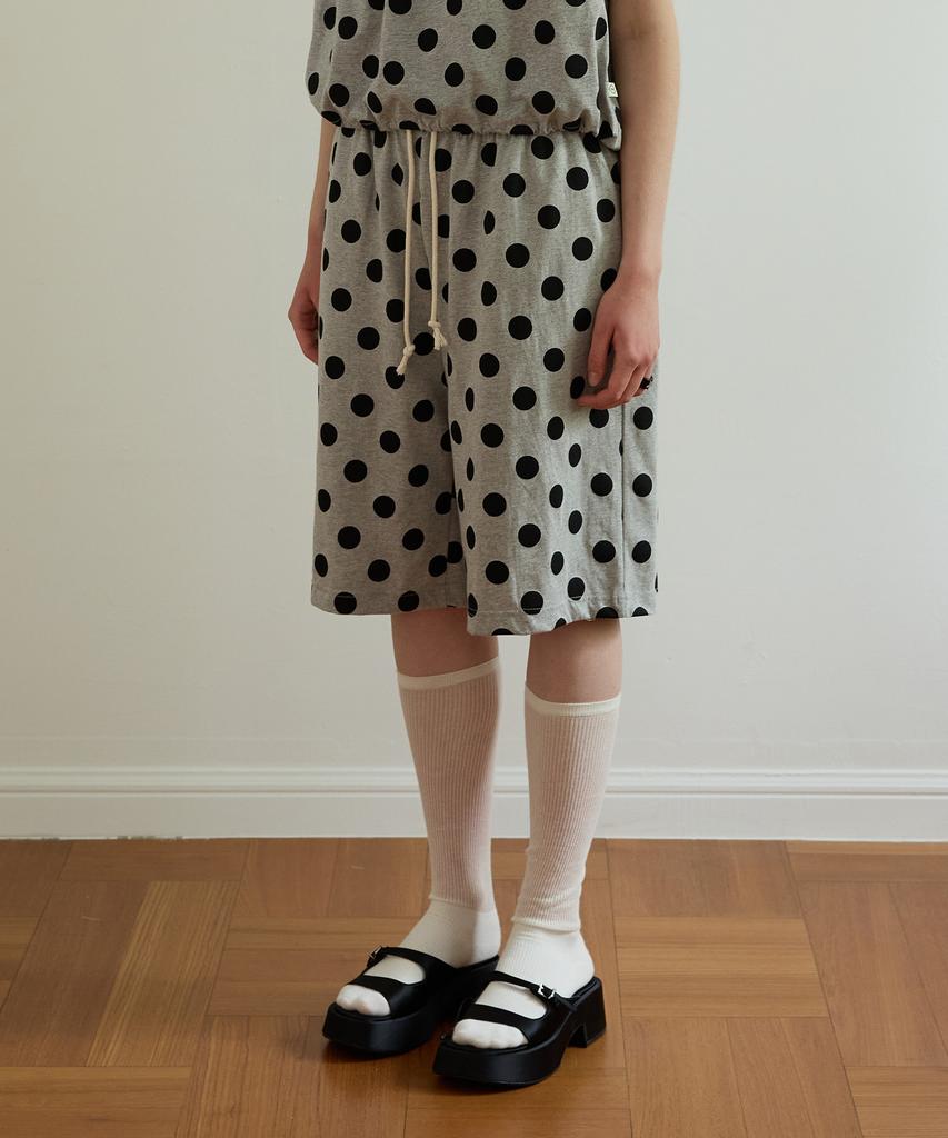 FUNFROMFUN Polka Shorts, Gray