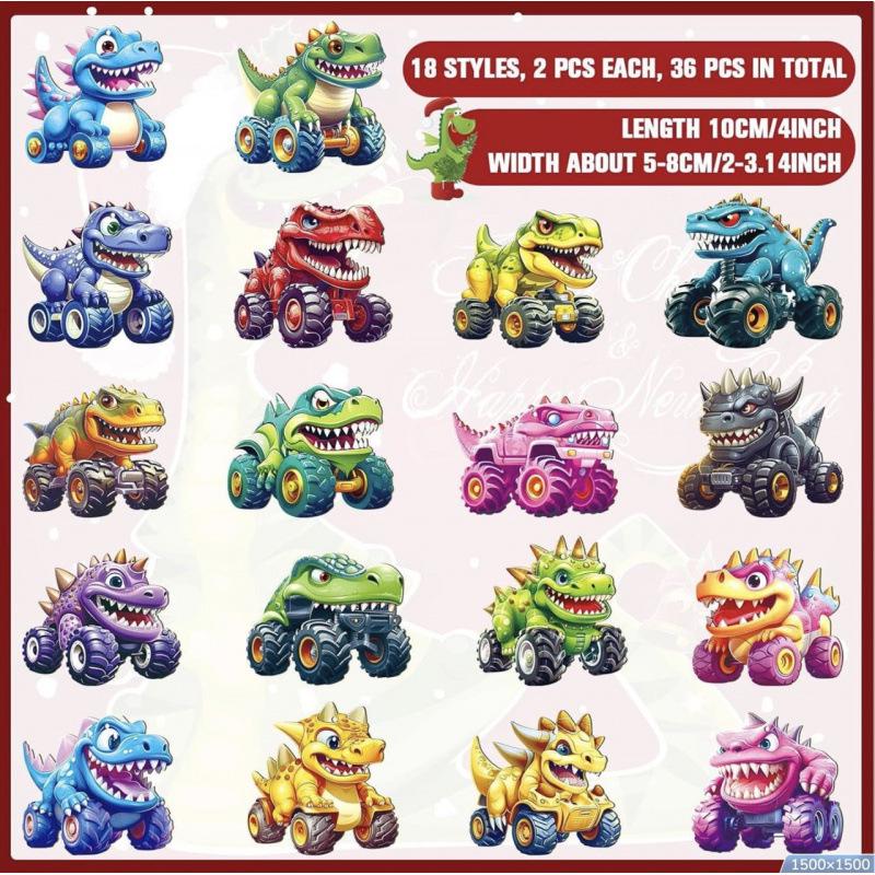 36-Piece Handmade Walnut Cracker Christmas Ornament Set - Ideal for Holiday Gifts & Tree Decoration