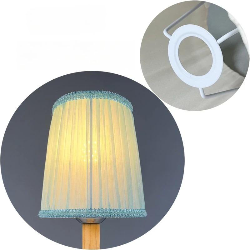 E14/E27/Clamp Fabric Lamp Shade Lighting Accessories for Home Office Decor Hotel Bedroom Bedside Floor Lamp Shell Cover