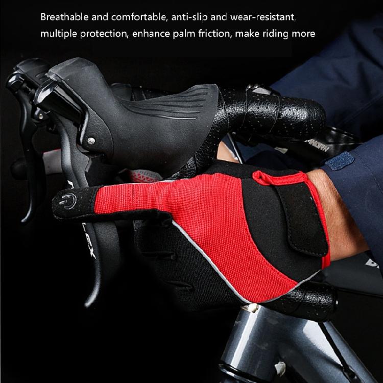Cycling Gloves Nonsip Silicone Palm with Breathable Shock Absorption Padding For Professional Training And Commuting