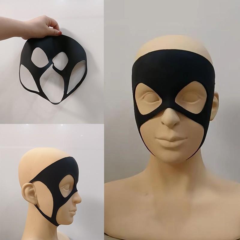 

Web Madame Anime Role Playing Mask Halloween Black Style Universal Handsome