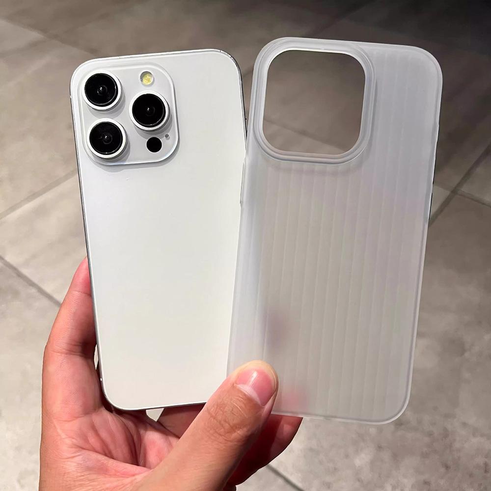 Skin Friendly Phone Case for iPhone 11 12 13 14 15 16 iPhone 11 12 13 14 15 16 Pro 12 13 14 15 16 Pro Max Luxury Corrugated Pattern Shockproof Cover