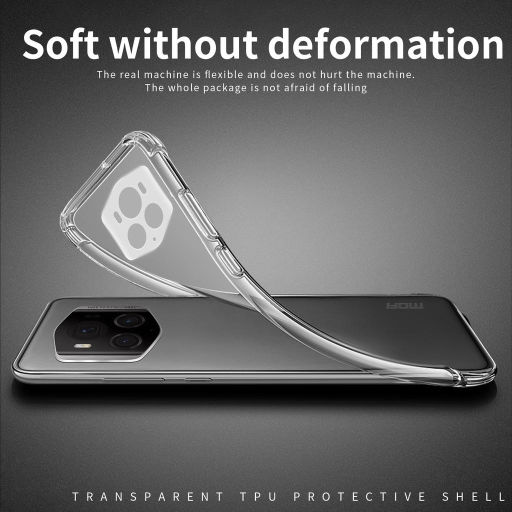 MOFI For Honor Magic6 RSR Porsche Design 5G Clear Cover Slim Fit Flexible TPU Phone Case