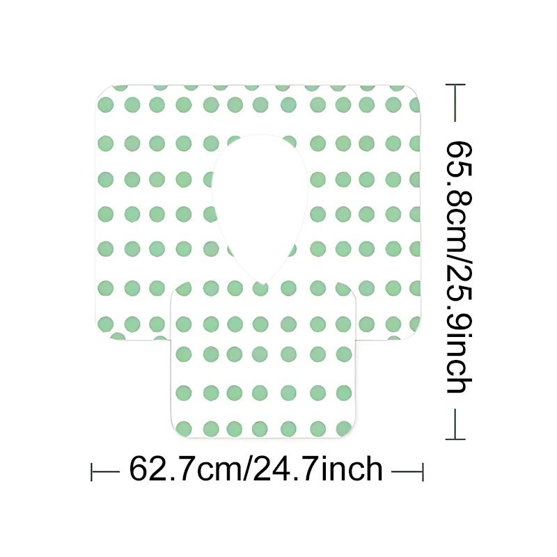 5/10/20PCS Green Dot Printing Toilet Seat Cover Portable Disposable Bacteria-proof Toilet Covers Travel Camping Hotel Supply ZYF
