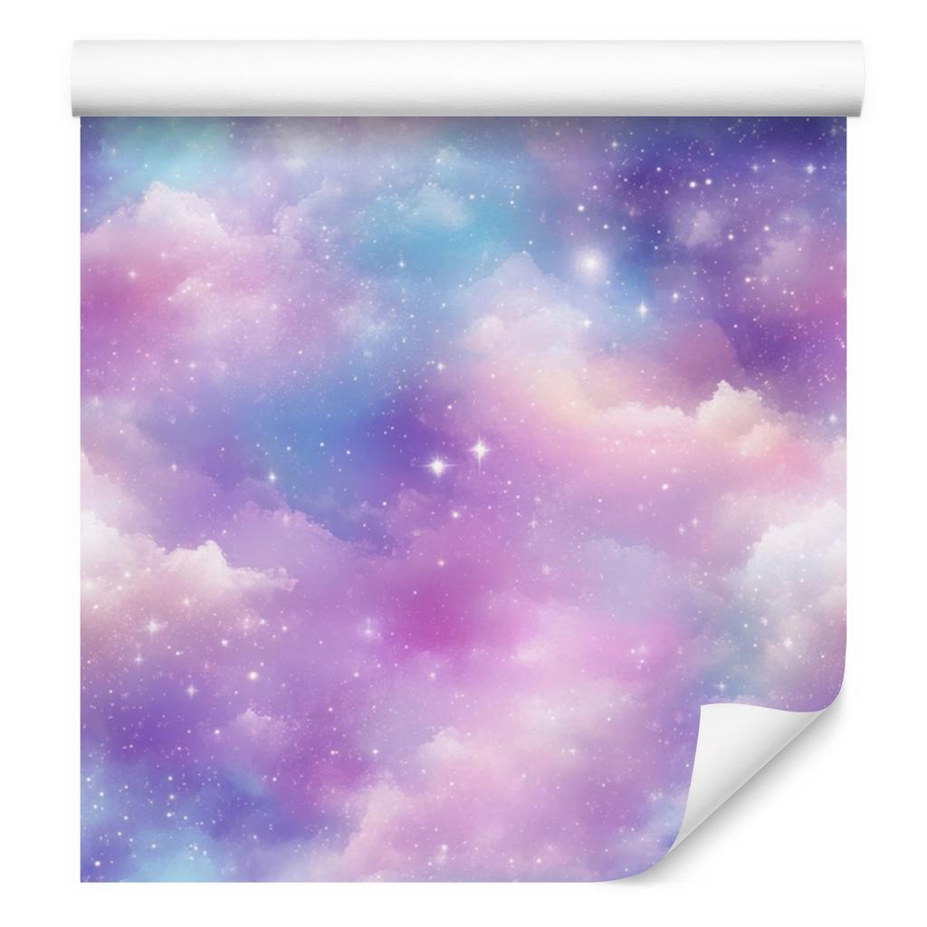 Watercolor Galaxy Wallpaper Lavender, Violet, Blue and Azure 50x1000