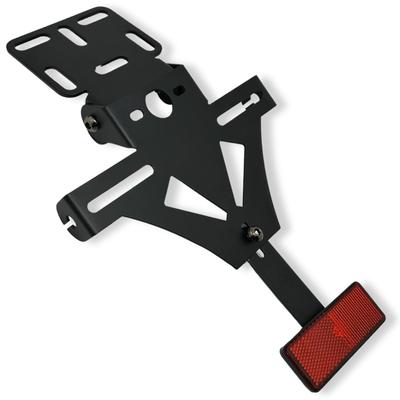 UMikke Súprava bez blatníka na motocykel, Univerzálne LED osvetlenie ŠPZ, Bez odrazky, Smerové svetlo, S otvorom, Vlastné diely, Držiak, Čierna