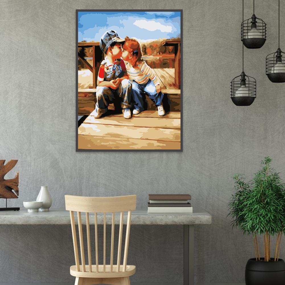 Buy 5D DIY Full Drill Diamond Painting Kids Cross Stitch Embroidery ...