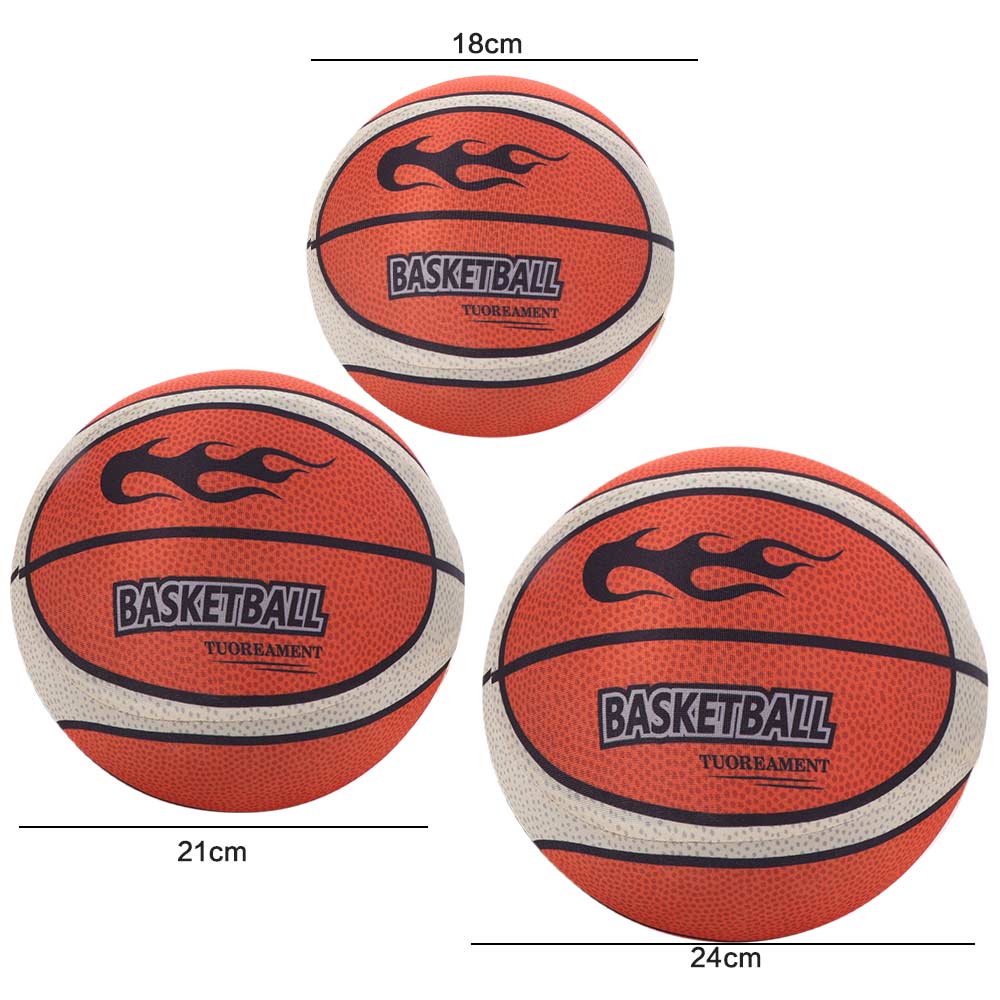 Low Decibel Silent Bouncing Basketball High Elasticity Elastic Practice Ball Kids Gift