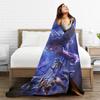 Monster Hunter World Iceborne Blanket Sofa Cover Coral Fleece Plush Gift Thin Throw Blanket for Bedding Travel Plush Thin Quilt