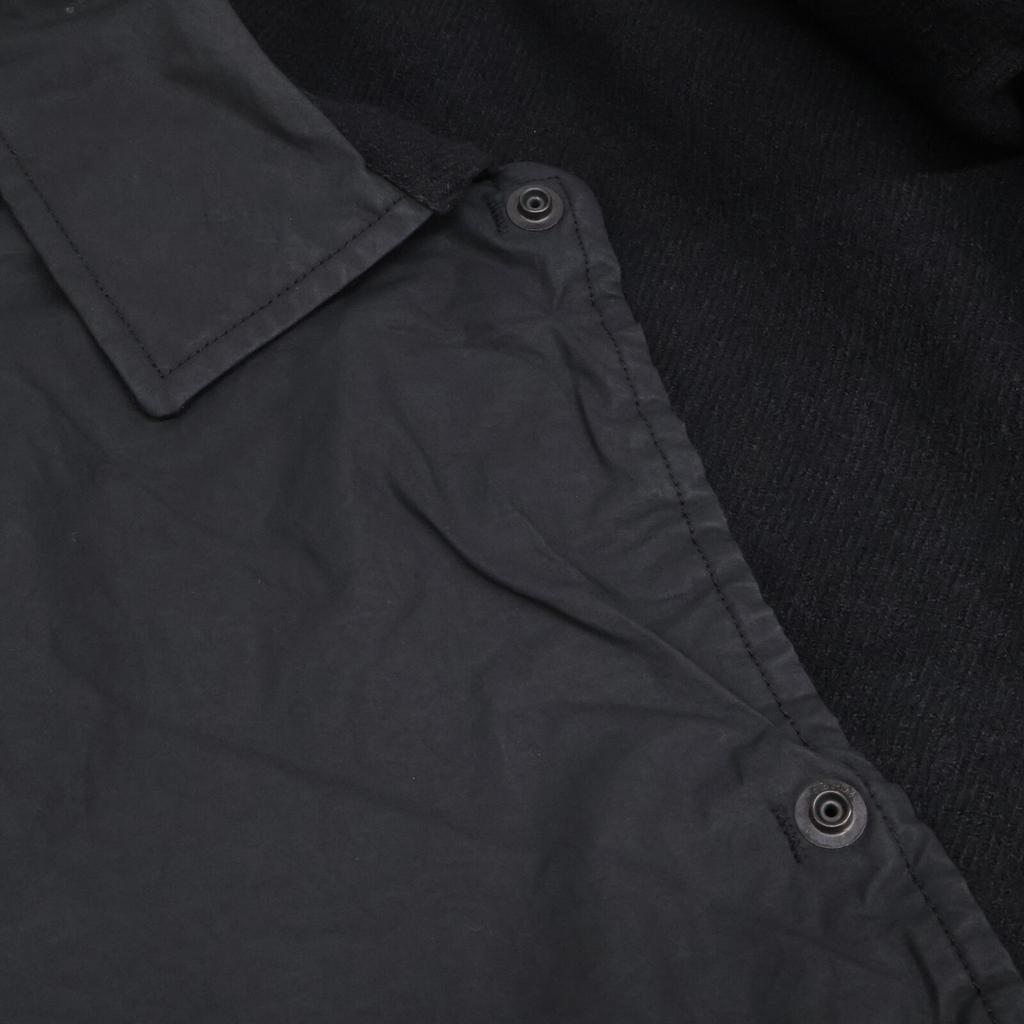 COMOLI [24AW] A03-01013 Cotton Nylon Coach Jacket 1 blackUsed