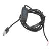 LED 2m Light Switch Cord Dimmable Universal USB Lamp Power Cord for 5V Lamp Outdoor Home