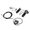 Bike Throttle Grip Kit Anti Slip Bike Drum Brake Line Ignition Switch Key Kit for Electric Bike Scooter Motor