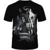Men's Summer 3D T-shirt Fashionable Casual Loose Pattern Skull Print Round Neck Short Sleeved T-shirt Top S- 6XL