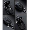 Unisex Leder Schlüsselmäppchen Für Autoschlüssel Geldbörse Taschenschlüsselhalter Organizer Tasche Schlüssel Organizer Große Kapazität Reißverschluss Schlüsseletui Tasche