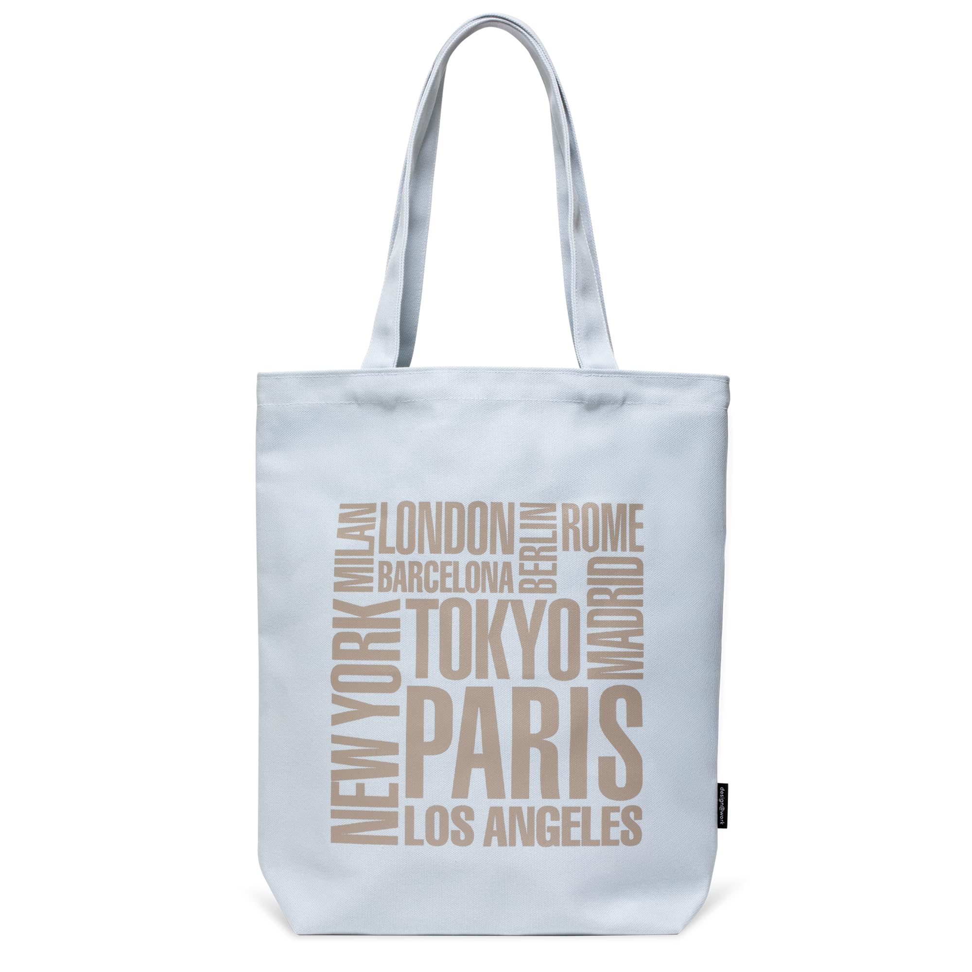 

Made in Original Design Tote Size L [design@work] Japan, Thick, Bag, (Sax)