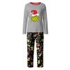 Cartoon Letters Print Family Matching Long Sleeved Parent-child Suit Home Clothes Suit Fall