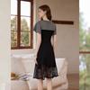 Bailuyu Women's 2026 Summer Lace Spliced Dress