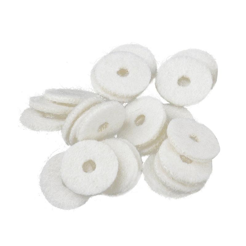 90 Peças Feltro de Piano para Pernas de Cadeira Almofada de Piano Mini Almofadas de Feltro Arruela Reguladora para Reparo de Piano Peças de Reposição para Reparo de Piano