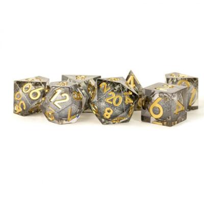 MDG Liquid Core Polyhedral Dice Set 16mm (Vanishing Oil)