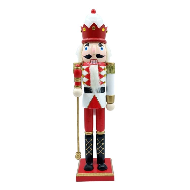 Christmas Nutcrackers Ornament Wood Nutcrackers Soldier Decorations for Christmas Figures Gift