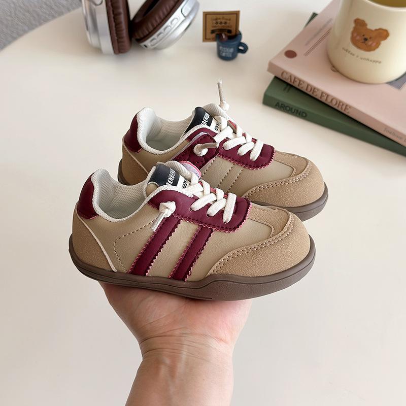 

Spring and Autumn Classmates Children s 1-3-6-year-old Children s Sneakers Spring and Autumn Girls German Training Shoes Boys Baby Board Shoes 50 pairs for the whole box of 22-26 yards коричневый