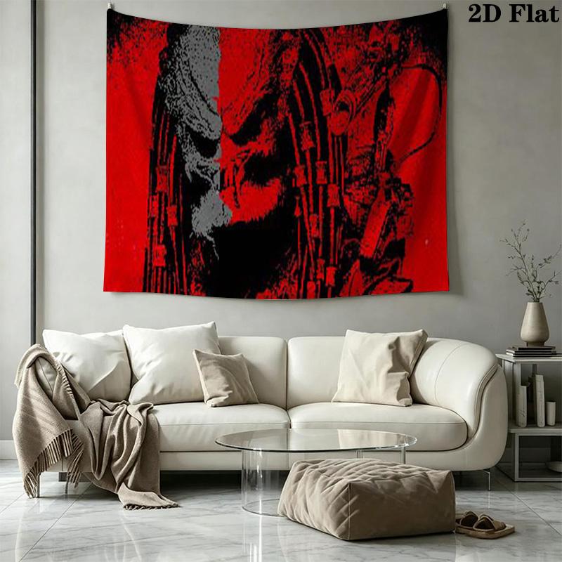Predator Wall Tapestry Aesthetic Wall Hanging Printed Fabric Blanket Decorative Tapestries for Bedroom Living Room Home Decor