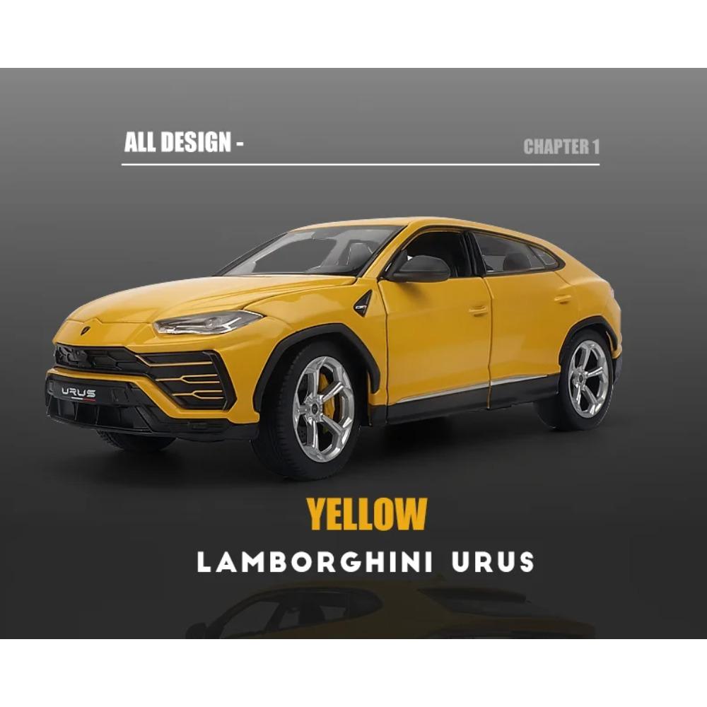 WELLY 1/24 Lamborghini URUS SUV Alloy Car Diecasts & Toy Vehicles Car Model Miniature Scale Model Car for Children