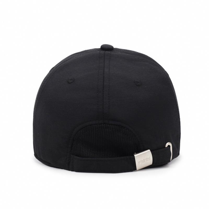 Middle-Aged And Elderly Men'S Hats, Winter Ear Protection Peaked Caps, Outdoor Thickened Windproof And Cold-Proof Baseball Caps, Cotton Caps, Tide