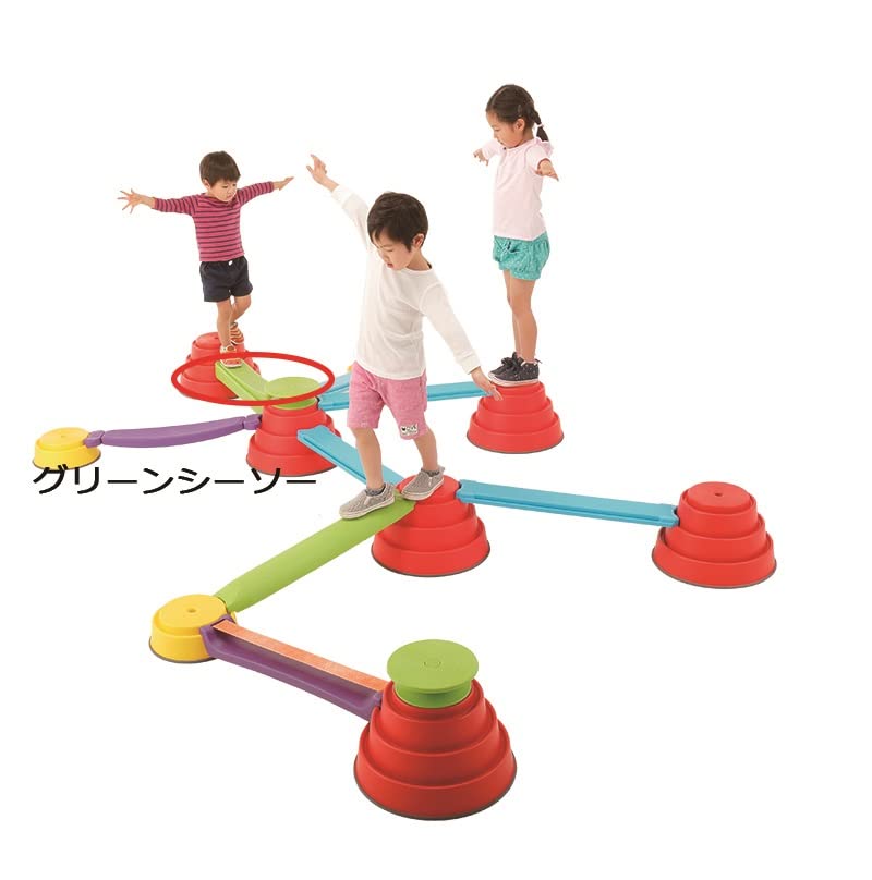 EVERNEW Green Seesaw 72cm Long x 13cm Wide x 10cm High EGN008,