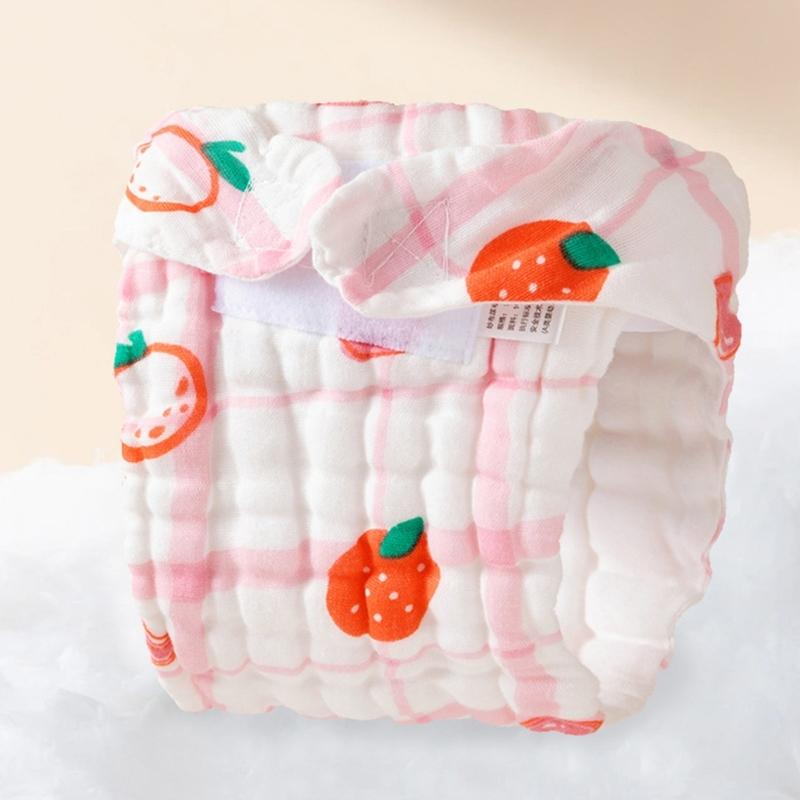 3pcs or 5pcs Set Infant Cotton Nappies Soft and Absorbent Washable Design Diapers for Four Season 0-12 Month Baby