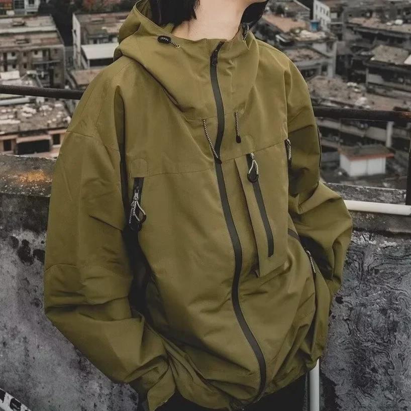 2024 Hip-Hop Outdoor Jacket: American-Style, Functional, All-Season, Casual Sportswear for Spring and Autumn.