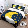 Sleeping Moon and Stars Bedding Bedding Duvet Cover Set Duvet Cover Pillowcases (1 * Duvet Cover 2 * Pillowcases, without duvet insert)