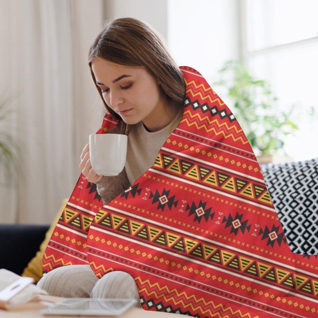 Traditional Weaved Igorot Philippines Tribal Pattern Throw Blanket Luxury Throw Sofa Bed Hairys Comforter Blankets