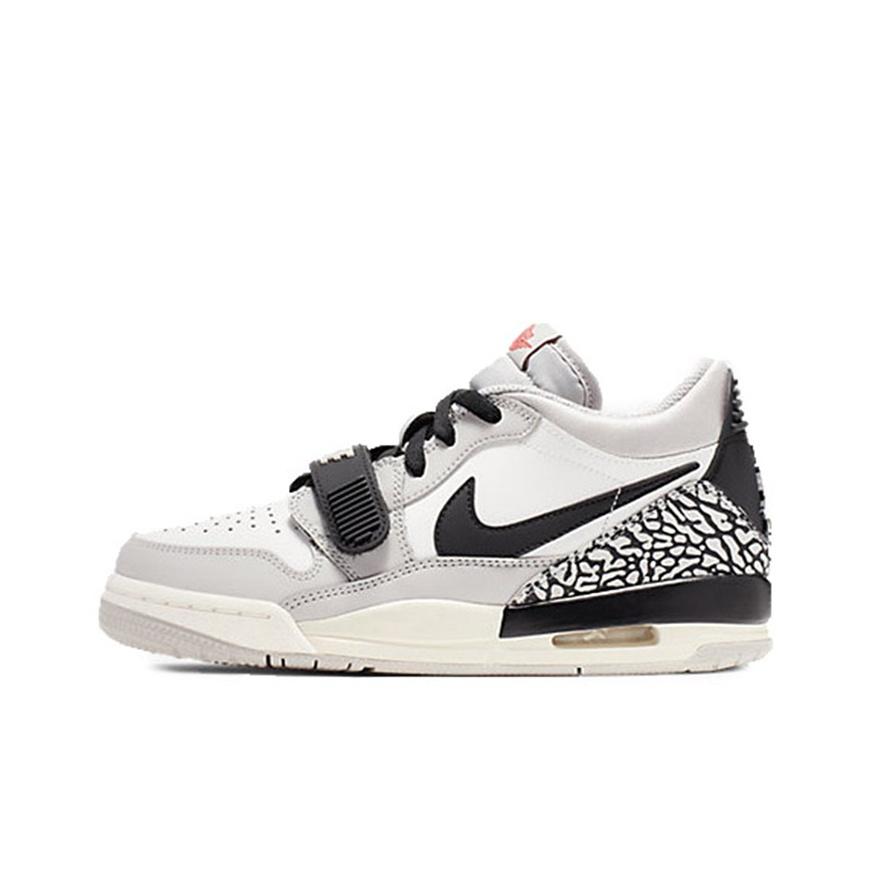 

new Jordan Legacy 312 Low Tech Grey Fire Red Black GS 36