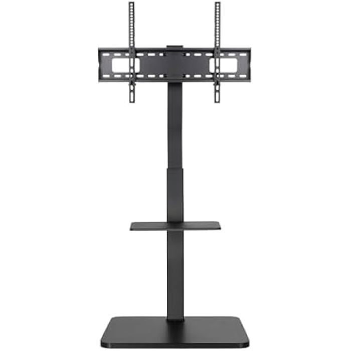TOOQ FS2287M-B - Moon Support de Sol avec Réglage de Hauteur pour Écrans de 37" à 75", Couleur Noir