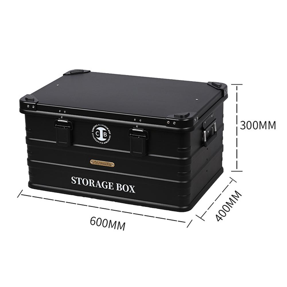 Outdoor Waterproof Storage Box Multifunctional Camping Aluminum Alloy Storage Box Large Capacity