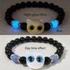 Lovely Bracelet Resin Luminous Bead Bracelet Comfortable Cat Hand Chain Great for Everyday Life and Dating