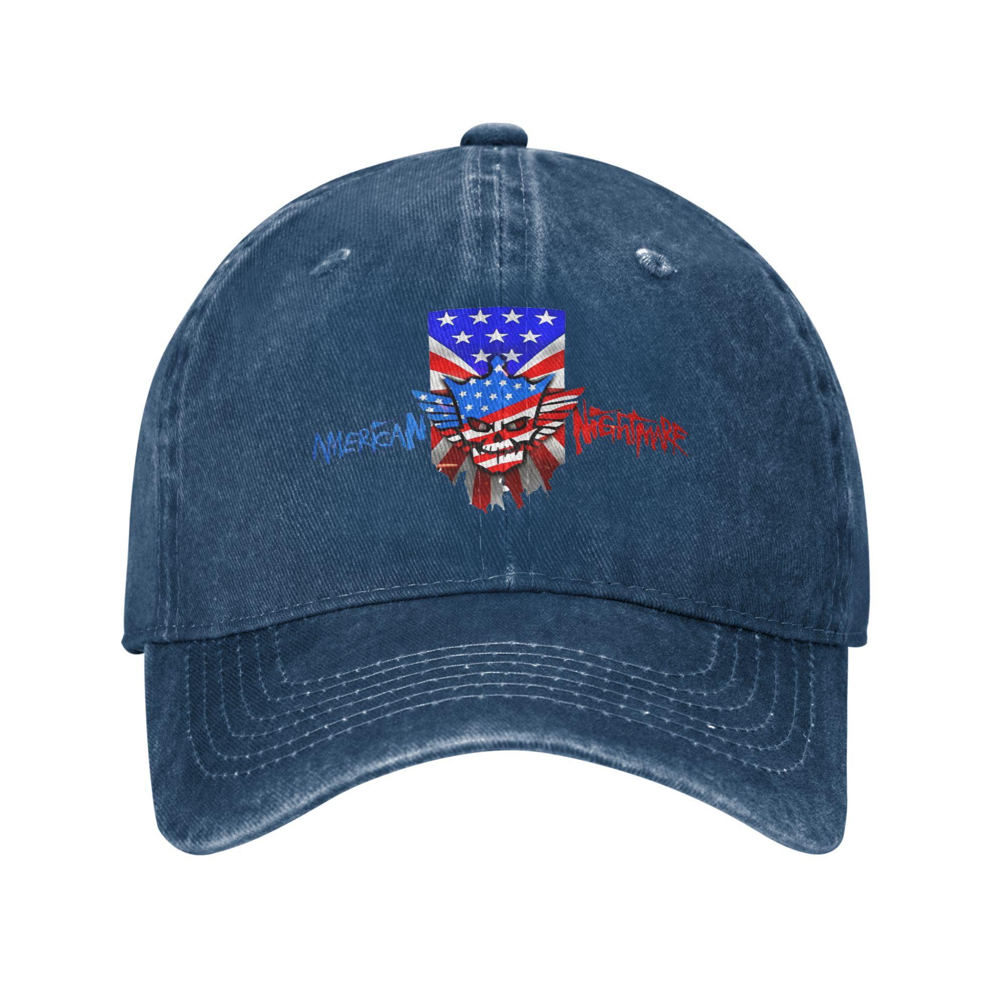 Unisex Cody Rhodes In The Ring Cap Wear Baseball Caps Retro American Nightmare  Trucker Hats Adjustable Adjustable темно-синий
