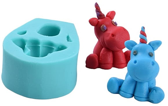 3D Unicorn Silicone Fondant Mold